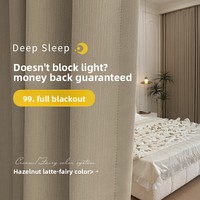 Tela de Cortina Opaca Impermeable con Luz Roja, Aislante Térmico y Protector Solar para Dormitorio, Venta al por Mayor para Toda la Casa