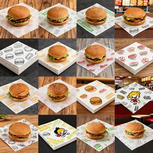 Papel Encerado Reutilizable a Prueba de Aceite para Envolver Alimentos, Hamburguesas, Sándwiches, Rollos de Pollo, Bolas de Arroz, con Logotipo Personalizado - Product Image 6