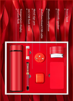 Set de Regalo Personalizable con Logotipo Rojo para Niños, Regalos Creativos de Navidad, Obsequios Escolares de Construcción, Toque Personalizado