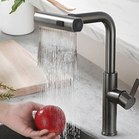 Évier de cuisine en acier inoxydable 304 avec robinet à détection numérique pour mélange d'eau froide et chaude