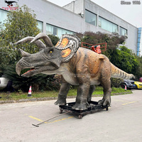 Dinosaure télécommandé en silicone de haute qualité pour enfants, à faire rouler dans les parcs d'attractions