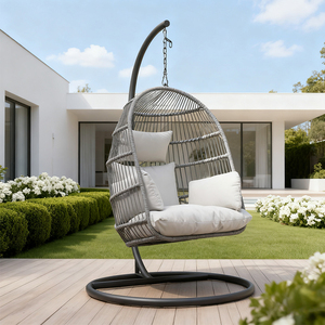 Buiten Binnenplaats Hangende Mand Stoel Touw Weven Overdekt Balkon Terras Schommel Hangende Stoel Wieg Hangend - Product Image 1