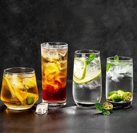 Copas de Cóctel Mojito Transparentes de Cristal Vintage Personalizadas, Copas Únicas para Whisky, Vino, Mocktails, Decoración para Fiestas y Bares
