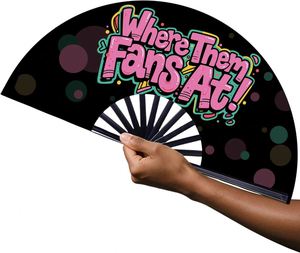 New Arrival 33cm <b>Large</b> Hand <b>Fan</b> Portable Hand <b>Fan</b> Customized Logo - Product Image 2