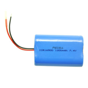 리튬 원통형 배터리 <span class=keywords><strong>16500</strong></span> 1200mAh <span class=keywords><strong>3.7v</strong></span> 및 전자 장비 용 배터리 팩 - Product Image 2