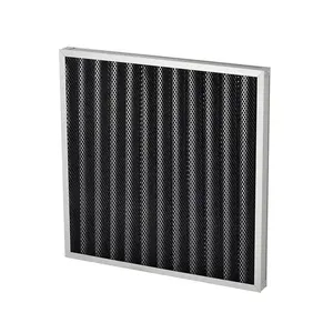 BEST custom HEPA H13 paper frame folded activated carbon air filter synthetic fiber panel pre-filter