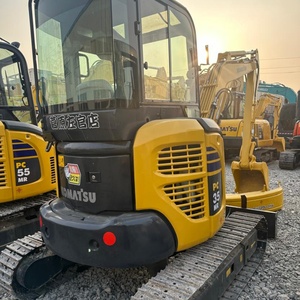 Excavatrice d'occasion Komatsu PC35 PC55MR, Mini-excavatrice sur chenilles Komatsu PC55MR, Mini-excavatrice Komatsu PC35U PC18 35 56 70 - Product Image 3