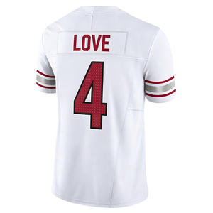 Maillot de football cousu pour hommes 2026, modèles Jeremiyah Love, Trey McBride, Marvin Harrison Jr, tailles S-3XL - Product Image 2