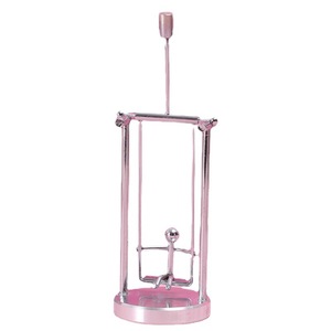 Creative Metal <b>Single</b> Iron Man <b>Swinging</b> Toy For Stress Relief Office Decor Unbreakable Tumbler Decoration - Product Image 5