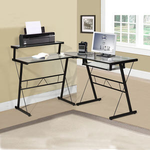 โต๊ะกระจกนิรภัยบนโต๊ะแล็ปท็อปโต๊ะคอมพิวเตอร์ - Product Image 2