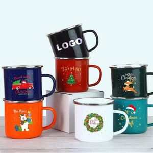 แก้วกาแฟโลโก้พร้อมหูจับ ขนาด 14 ออนซ์ แก้วเคลือบวิทรัส แก้วกาแฟสองชั้นสุญญากาศ แก้วกาแฟแบบพกพาเคลือบสีฝุ่น - Product Image 1