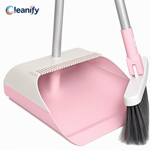 Set <span class=keywords><strong>scopa</strong></span> e paletta OEM con manico in alluminio e setole morbide |   Materiale PP |   <span class=keywords><strong>Scopa</strong></span> e Spazzola Multifunzione per Uso Domestico - Product Image 4