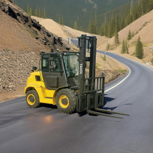 China 2,5 3 3,5 4 5 6 7 Ton Carretilla elevadora todoterreno 4WD 4x4 Todo terreno áspero Carretilla elevadora diesel Precio para la venta - Product Image 4