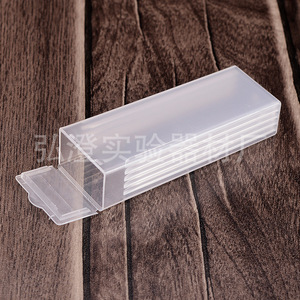 Hongbolai 5-Slide Box With Flip Lid For <b>Microscope</b> Slides Storage Transparent Plastic Case - Product Image 2