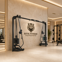 Peralatan Fitness Desain Baru Ekspor Langsung Pabrik, Cable Crossover Komersial & Rumah Tangga dengan Pin Loaded dan Bergaransi
