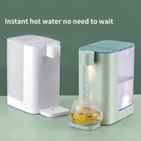 Distributeur d'eau chaude instantanée 3S avec filtre Petite machine de bureau à régulation de température et à chauffage rapide pour bar à thé bouillant