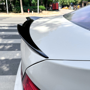 Bmw 5 Series F10 Rear Wing Spoiler Piano <b>Black</b> Carbon Fiber Texture ABS Material <b>Trunk</b> Lip 2011 2017 - Product Image 2