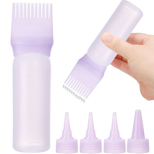 ขวดแชมพูแห้งแบบมีหัวหวี ขนาด 120 มล. สำหรับทำสีผมและบำรุงผมทุกประเภท - Product Image 3
