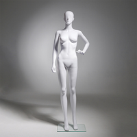 M086-BBTZ Mannequin féminin en plastique blanc non peint 100% sans COV, recyclable, inodore, sans revêtement chimique