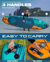 Papan Sup Tiup ESUP Factory Wholesale 11'6, Lebar 35 inci, Paddleboard ISUP Kapasitas 2 Orang, Papan Dayung Tahan Lama