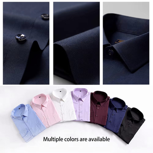 Chemises d'affaires en coton personnalisées pour hommes, <span class=keywords><strong>chemise</strong></span> habillée <span class=keywords><strong>blanche</strong></span> respirante pour hommes avec poignets - Product Image 3