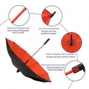Custom Logo Personalized Waterproof OutdoorUV <b>Large</b> Golf Sun Custom <b>Umbrella</b> with Light - Product Image 4