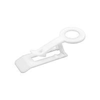 Clips en plastique blancs pour ampoules C9, attaches de fixation pour guirlandes lumineuses de Noël, décoration extérieure, gouttières de toit, affichage en cour