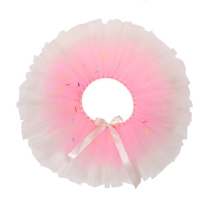 Vestido de cumpleaños para niños Pink Princess Donut Cute Girls Dresses Performance Carnival Party Tulle <span class=keywords><strong>Tutu</strong></span> Dress - Product Image 5