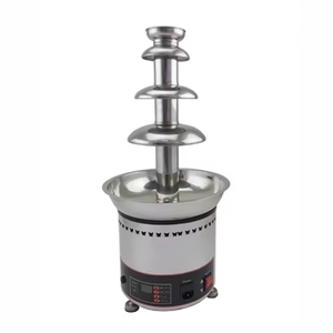 Distributeur de chocolat en cascade, machine à fontaine commerciale entièrement automatique, <span class=keywords><strong>fondue</strong></span> de mariage, 300W 220V/110V - Product Image 4