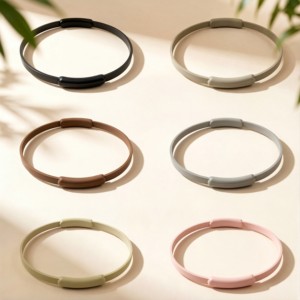 High Quality 34cm Non-slip Latex Pilates <b>Ring</b> One-Piece Yoga Fitness <b>Circle</b> Lightweight Resistance <b>Ring</b> for Home Workout - Product Image 1