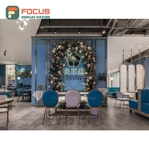 Large Format Cafe Service Counter Tempered Glass Panel Takeaway Pickup Area Roastery Service Counter - Product Image 1