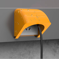 Boîtier de protection étanche pour borne de recharge extérieure, résistant aux intempéries et aux rayons UV, avec interrupteur