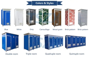 Customized Friendly <strong>Toilet</strong> Portable Mobile Public <strong>Toilet</strong> Outside Mobile <strong>Toilet</strong> with Water Tank Prefab Mobile Restroom Casa - Product Image 3