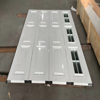 Porte de garage sectionnelle automatique en aluminium, isolée, résistante au vent, sécurisée, pour villa résidentielle, directement de l'usine