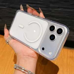 Funda de Lujo para Mujer para 17 Pro Max/Pro/16/15/14 Plus, Transparente, Magnética, TPU, Cobertura Total, Antigolpes, Carga Inalámbrica Plus - Product Image 4