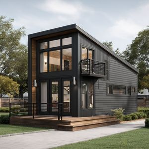 Maisons préfabriquées modulaires Casa Container dormant pour hôtel 2 étages minuscule maison cabine légère villa en acier avec balcon - Product Image 1