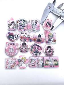 Chaîne de sac à perles en acrylique avec impression en relief double face, style nouveau, de la marque DIMO - Product Image 6