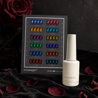 Suuseegel Factory Wholesale Gemini 12 Colors Jewel Tone Cat Eye Gel Polish Set 15ml Magnetic Nail Gel