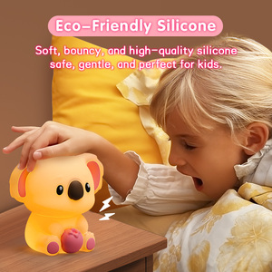 Mignon <span class=keywords><strong>Koala</strong></span> Pépinière Led Silicone Chevet Bébé Salon Tactile Bureau Animal Lampe Sans Fil Dormir <span class=keywords><strong>Veilleuse</strong></span> pour Enfants - Product Image 5