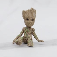 Décorations de jouets Mini Groot pour aquarium, petit ornement pour aquarium, décoration Baby Groot, excellentes idées cadeaux