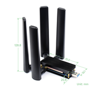 Módulo Dongle Waveshare RM520N GL 5G, Adaptador USB a M2 B KEY, Cuatro Antenas, Disipador de Calor de Aluminio para PC, Raspberry Pi, Jetson Nano
