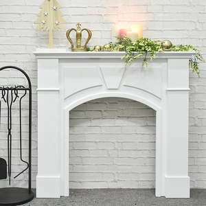 Kunden spezifische französische Landhausstil moderne weiße dekorative Holz kamin <span class=keywords><strong>Vintage</strong></span> Holz Kamin Mantel - Product Image 1