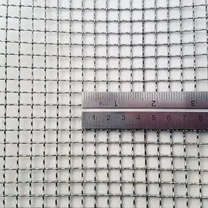304 316 3mm Hole Mesh 6 Stainless Steel Crimped Wire Mesh