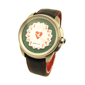 Orologio da polso meccanico automatico da uomo orologio da poker con quadrante - Product Image 3
