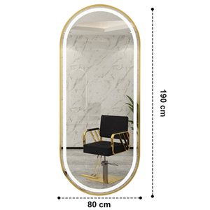 Miroir LED pour salon de coiffure et de beauté, forme géométrique - Product Image 5