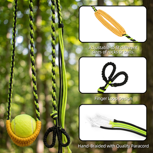 Cordón de paracord trenzado Baiyuheng de liberación rápida con nudo de sujeción para linterna táctica, cuchillo y multiherramienta - Product Image 2