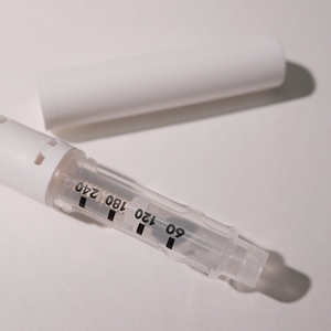 <b>White</b> Disposable Personal Care <b>Pen</b> with Clean Minimalist Design for Easy Daily Use and Liquid Application - Product Image 1