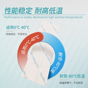 Labshark Paraffin Sealing <b>Film</b> 0C-40C Temperature Resistant For Glassware And Petri Dishes - Product Image 1
