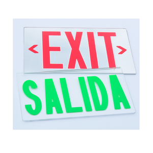 مخصص الأمن لوحات العرض النار سلامة الطوارئ الاكريليك علامة خروج النار خروج ملصقات - Product Image 4