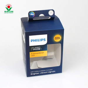 Tùy chỉnh sang trọng trong suốt cửa sổ bán lẻ treo lên bao bì các tông bóng thùng carton dập nổi treo nhãn lỏng Màu Đen Gấp - Product Image 2